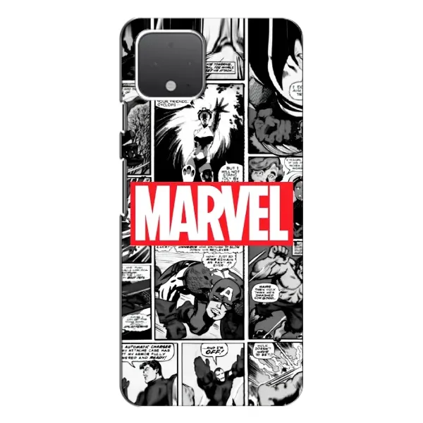 Чехол с рисунком «Комикс Марвел» для Google Pixel 4