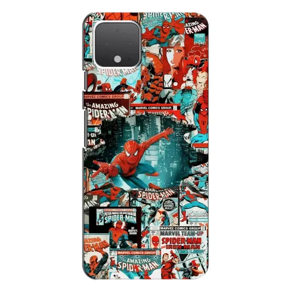 Чехол с рисунком «Комиксы Человек Паук» для Google Pixel 4 Чехол с рисунком «Комиксы Человек Паук» для Google Pixel 4