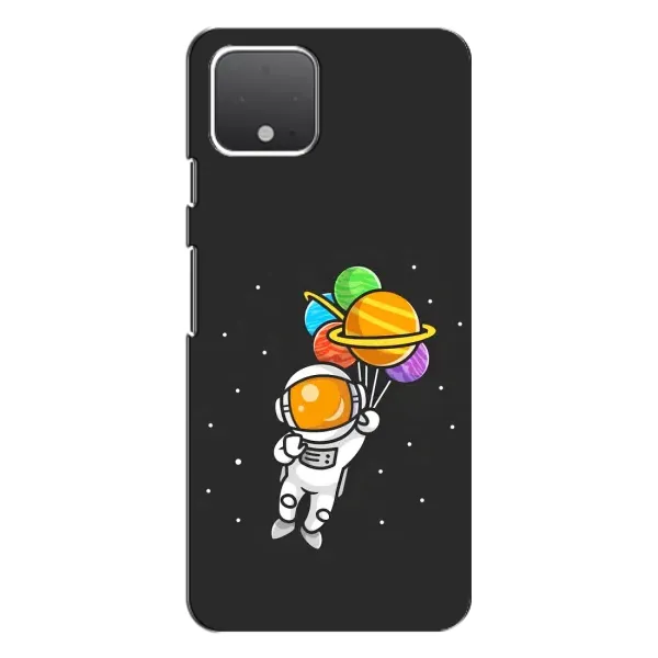 Чехол с рисунком «Космонавт с шариками» для Google Pixel 4 Чехол с рисунком «Космонавт с шариками» для Google Pixel 4