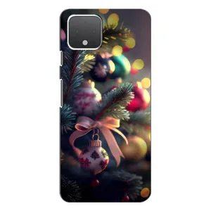 Чехлы на Новый Год Google Pixel 4 (Красивая елочка)