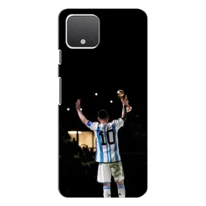 Чехлы Лео Месси Аргентина для Google Pixel 4 (Лео Чемпион)