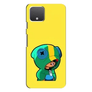Чохол Бравл Старс для Google Pixel 4 (Леон (LEON))