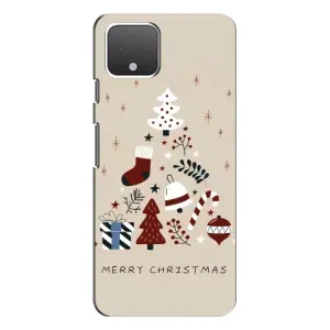 Чехол Санта Клаус для Google Pixel 4 (Merry Christmas)