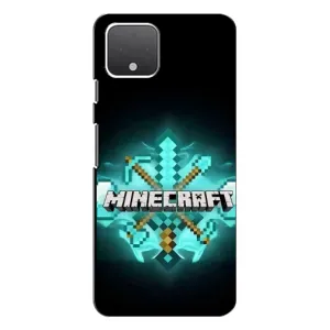 Чехол майнкрафт для Google Pixel 4 (MineCraft 2)