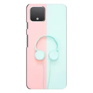 Девчачий Чехол для Google Pixel 4 (Наушники)
