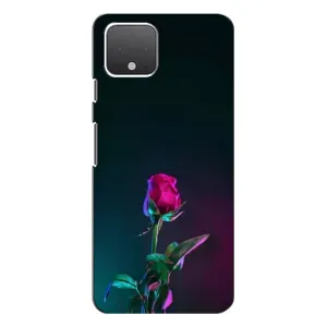 Чехлы с принтом Розочки для Google Pixel 4 (Ночная роза)
