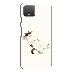 Чехол на тематику: Коты для Google Pixel 4 (Отдых)