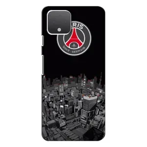 Силиконовые Чехлы принт Футбол на Google Pixel 4 (PSG)