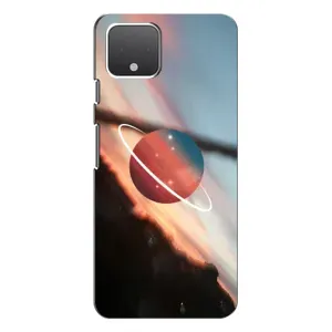 Чехол с рисунком «Сатурн» для Google Pixel 4