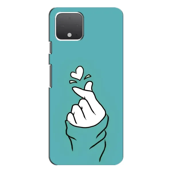 Чохол з малюнком «Сердечко на бірюзовому» для Google Pixel 4 Чохол з малюнком «Сердечко на бірюзовому» для Google Pixel 4