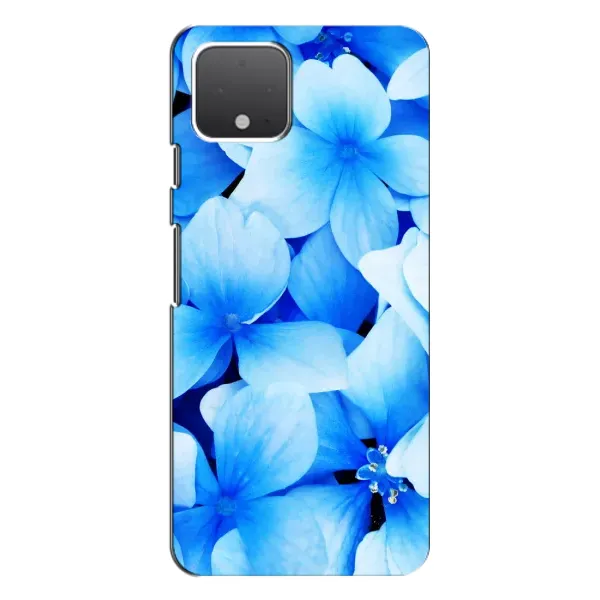 Чехол с рисунком «Синие цветы» для Google Pixel 4 Чехол с рисунком «Синие цветы» для Google Pixel 4