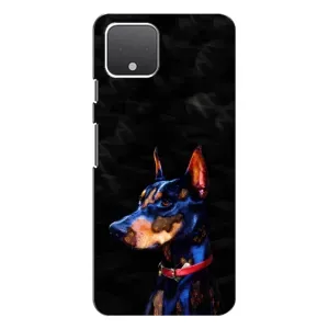 Бампер для Google Pixel 4 с картинкой "Песики" (Собака Мопс)