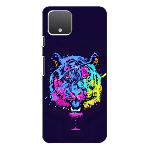 Чехол с рисунком «Тигр-Арт» для Google Pixel 4