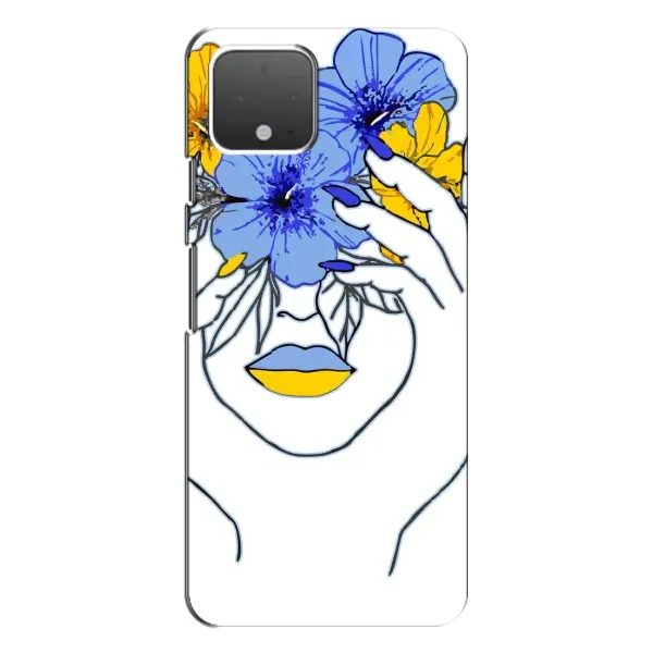 Чехол с рисунком «Украинка на всю голову» для Google Pixel 4 Чехол с рисунком «Украинка на всю голову» для Google Pixel 4