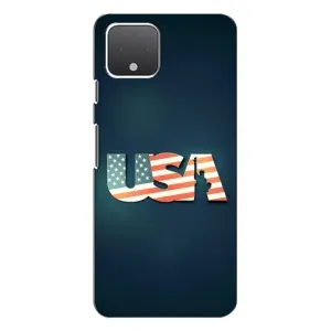 Чехол Флаг USA для Google Pixel 4 (USA)