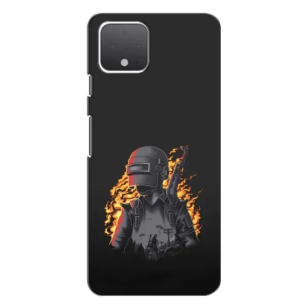 Чехол с рисунком «В огне» для Google Pixel 4