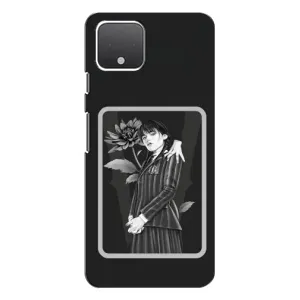Чехлы с принтом Уэнсдей на Google Pixel 4 (Венсдей картина)