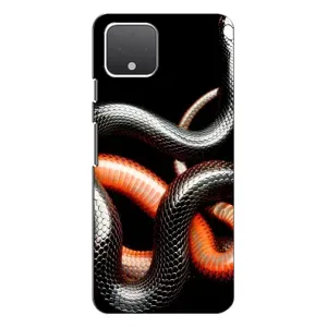 Чехлы с изображением разных животных для Google Pixel 4 (Змея)