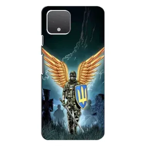 Патриотический Чехол для Google Pixel 4 (ЗСУ з крильями)