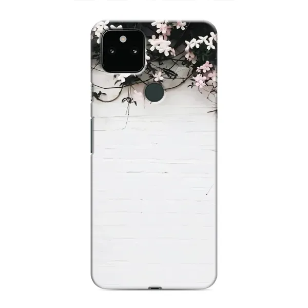 Чехол с рисунком «Цветы на стене» для Google Pixel 4a 5G Чехол с рисунком «Цветы на стене» для Google Pixel 4a 5G