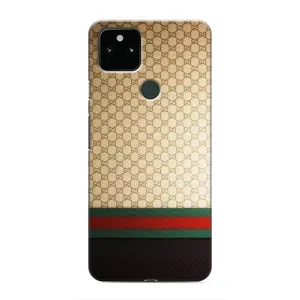 Чехлы Бренд GUCCI для Google Pixel 4a 5G (Фон Гуччи)