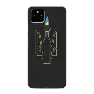 Чехол с картинкой (Патриотический ГЕРБ) на Google Pixel 4a 5G (Герб - Молотова)