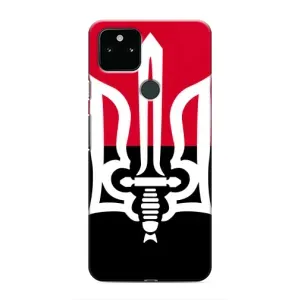 Чехлы УПА (Красно-Чёрный) на Google Pixel 4a 5G (Герб Украины)