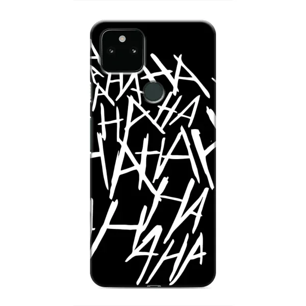 Чехол с рисунком «Хахаха» для Google Pixel 4a 5G