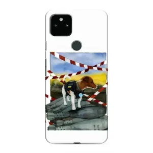 Чехол с принтом Собаки Патрон для Google Pixel 4a 5G (Храбрый Патрон)