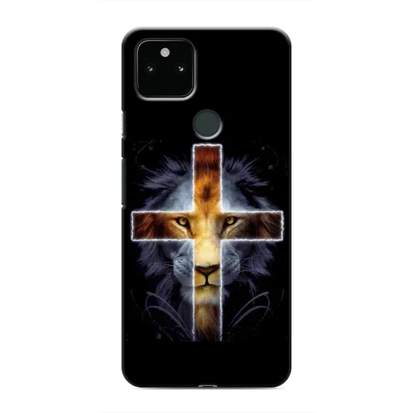 Чехол с рисунком «Иисус Лев» для Google Pixel 4a 5G Чехол с рисунком «Иисус Лев» для Google Pixel 4a 5G