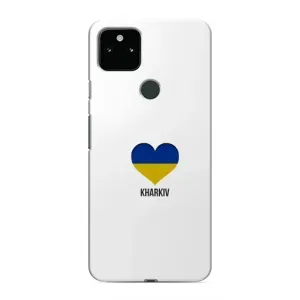 Чехлы силиконовые (Город Харьков) на Гугл Пиксель 4а (5G) (Kharkiv)