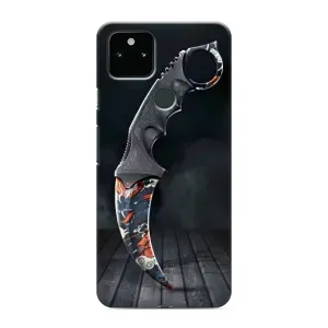 Чехол с рисунком «Кинжал КС ГО» для Google Pixel 4a 5G