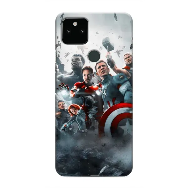 Чехол с рисунком «Команда марвел» для Google Pixel 4a 5G Чехол с рисунком «Команда марвел» для Google Pixel 4a 5G