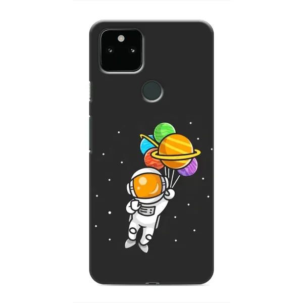 Чехол с рисунком «Космонавт с шариками» для Google Pixel 4a 5G Чехол с рисунком «Космонавт с шариками» для Google Pixel 4a 5G
