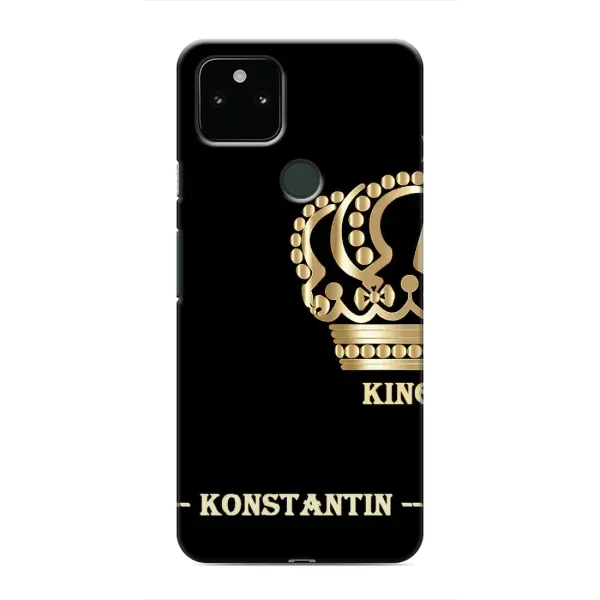 Чехол с рисунком «KOSTYA» для Google Pixel 4a 5G