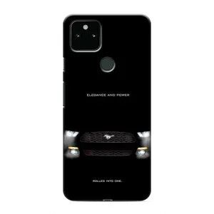 Чехлы с тематикой "Крутые машины" на Google Pixel 4a 5G (Черный Land Rover)