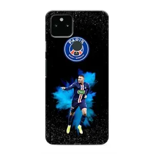 Чехол (TPU) с Футболистом на Google Pixel 4a 5G (Мбаппе ПСЖ)