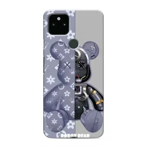 Силіконовий чохол для Google Pixel 4a 5G (Ведмідь Louis Vuitton)