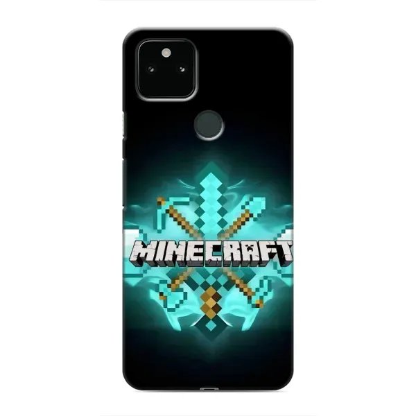 Чехол с рисунком «MineCraft 2» для Google Pixel 4a 5G