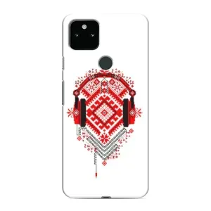 Силіконовый Чохол на Google Pixel 4a 5G з картинкой Вишиванки (Модна вишиванка)
