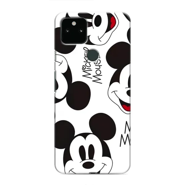Чехол с рисунком «Мордочка Маус» для Google Pixel 4a 5G Чехол с рисунком «Мордочка Маус» для Google Pixel 4a 5G