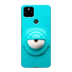 Силиконовые Чехлы (смешные стикеры) для Google Pixel 4a 5G (Одноглазик)