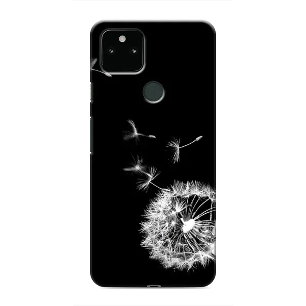 Чехол с рисунком «Одуванчик на чёрном» для Google Pixel 4a 5G Чехол с рисунком «Одуванчик на чёрном» для Google Pixel 4a 5G