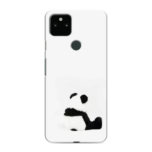 Чехол с рисунком «Панда обиделся» для Google Pixel 4a 5G