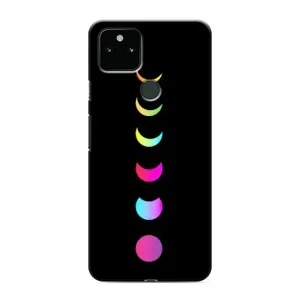 Чехол (ТПУ) с планетами на Google Pixel 4a 5G (Полнолуние)