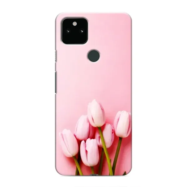 Чохол з малюнком «Рожеві тюльпани» для Google Pixel 4a 5G Чохол з малюнком «Рожеві тюльпани» для Google Pixel 4a 5G