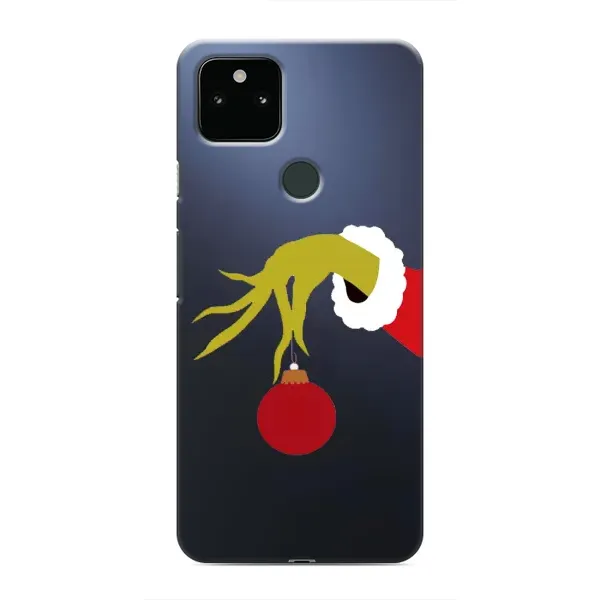 Чехол с рисунком «Рука Гринча» для Google Pixel 4a 5G Чехол с рисунком «Рука Гринча» для Google Pixel 4a 5G