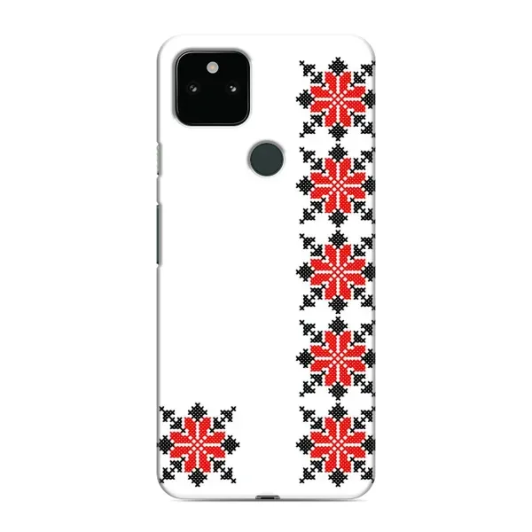 Чехол с рисунком «Силуэт вышиванки» для Google Pixel 4a 5G Чехол с рисунком «Силуэт вышиванки» для Google Pixel 4a 5G