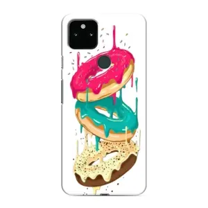 Чехол с изображением  вкусной еды для Google Pixel 4a 5G (Сочные пончики)