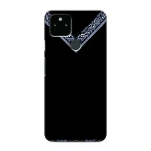 Силіконовый Чохол на Google Pixel 4a 5G (Комірець вишиванки)